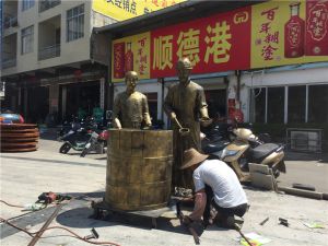 仿銅玻璃鋼雕塑