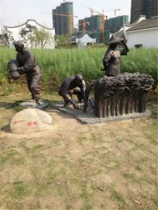 弄耕玻璃鋼雕塑