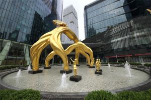 不銹鋼園林景觀雕塑