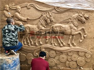 廣西經貿職業技術學院主題雕塑
