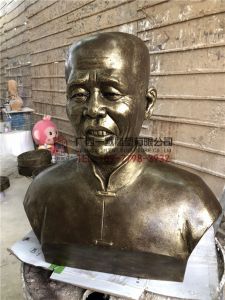 百色市黃氏經筋祖師爺頭像雕塑