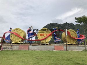 廣西天等縣拜月廣場景觀雕塑