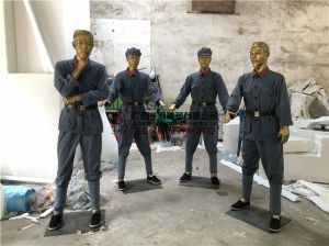 北海市鐵山港著衣雕塑