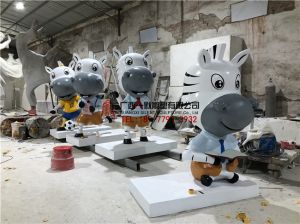 北海市小斑馬卡通雕塑