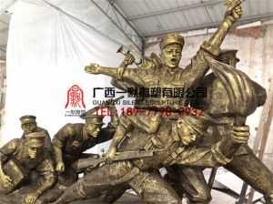 廣西來賓紅色革命主題雕塑